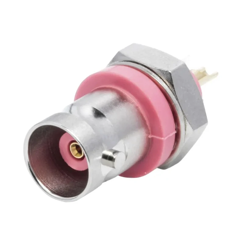 Telegartner BNC Series Coaxial Connector Panel Mount Female BNC 50 Ω Straight Body Solder J01001C0043