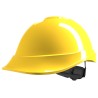 MSA Safety V-Gard 200 Yellow ABS Safety Helmet Adjustable GV722-0000000-000