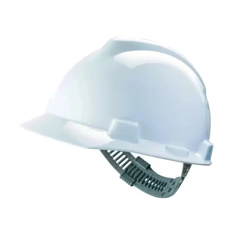 MSA Safety V-Gard White Adjustable Safety Helmet GV111-0000000-000