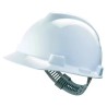 MSA Safety V-Gard White Adjustable Safety Helmet GV111-0000000-000