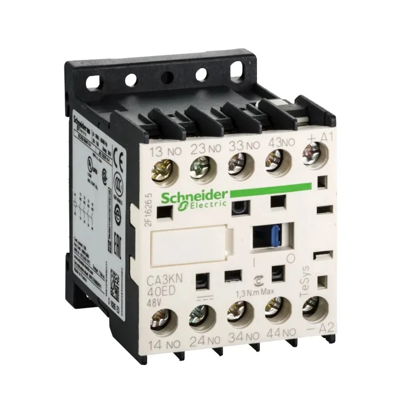 Schneider Electric TeSyS CA Contactor 10 A 4 NO Screw Terminals 690V DC CA3KN40ED