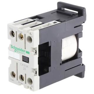 Schneider Electric TeSyS CA Contactor 12V Coil 2-Pole 10A 600V AC CA3SK20JD