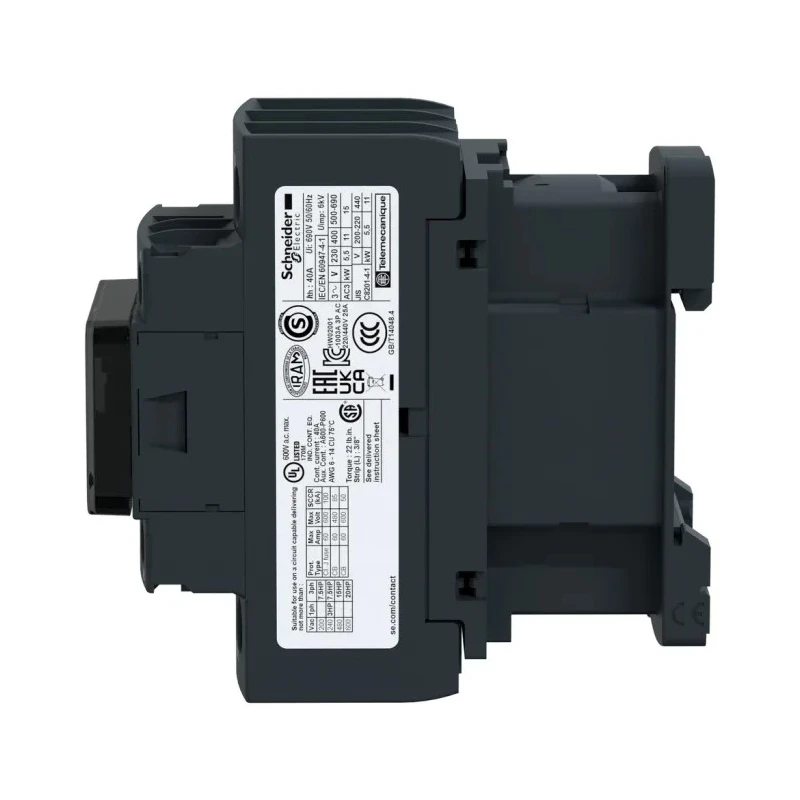 Schneider Electric TeSyS D Contactor, 12V DC Coil, 3-Pole, 25A, 3 HP, 3 NO, 690V AC/DC LC1D25JD