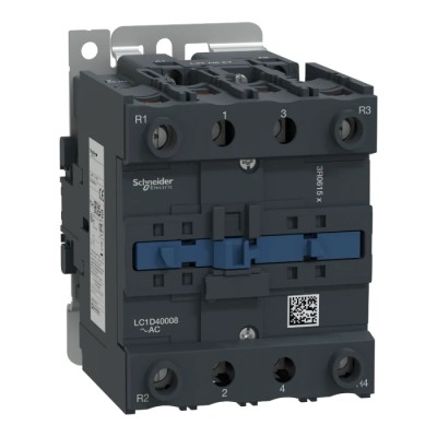 Schneider Electric TeSyS D Contactor 4-Pole 60A 690V AC/DC, 24V AC Coil LC1D40008B7