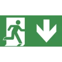 EMERGI-LITE Ceiling Emergency Exit Legend Cast Aluminium Enclosure Ceiling Mount 7TCA091350R3271 XEN2V31