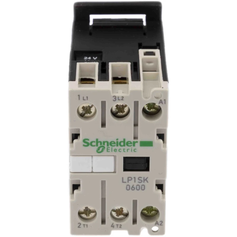Schneider Electric TeSyS SK Contactor, 2-Pole, 12A, 24V DC Coil, 690V AC Contact Voltage LP1SK0600BD