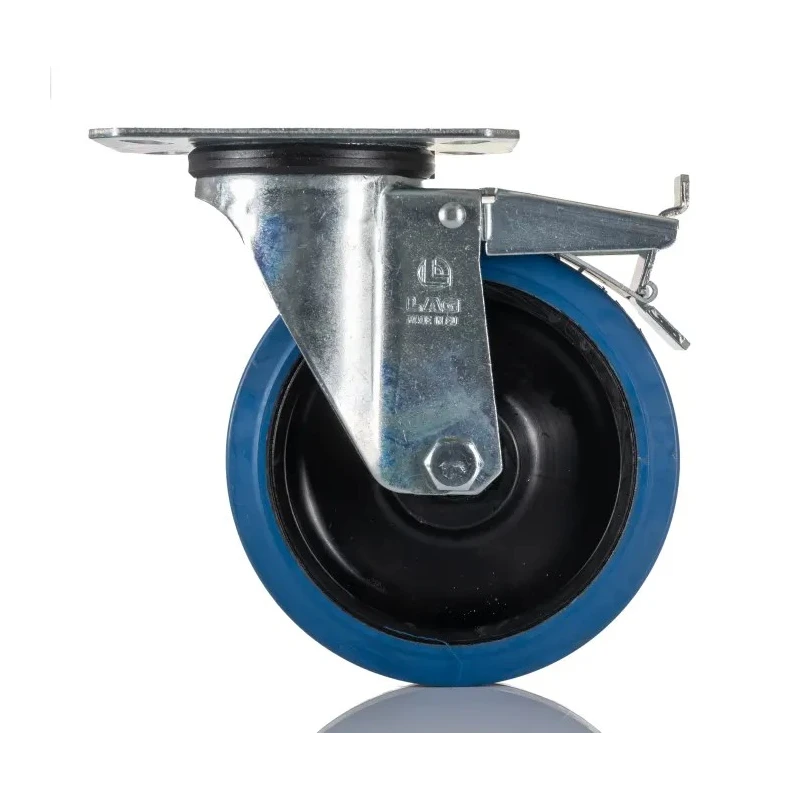 LAG Braked Swivel Castor 200 kg Capacity 150 mm Wheel 32067B FR