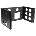 RS PRO Black 6 U Steel 19 in Wall Cabinet Open Frame 502 mm Width 267 mm Height 300 mm Depth 745-0742
