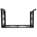 RS PRO Black 6 U Steel 19 in Wall Cabinet Open Frame 502 mm Width 267 mm Height 300 mm Depth 745-0742