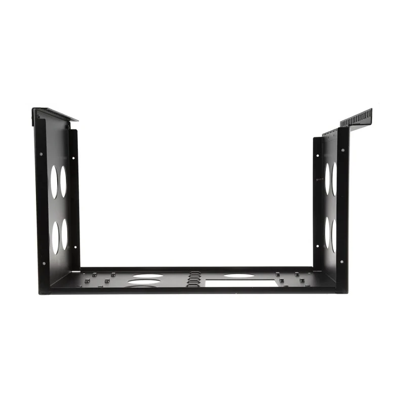 RS PRO Black 6 U Steel 19 in Wall Cabinet Open Frame 502 mm Width 267 mm Height 300 mm Depth 745-0742