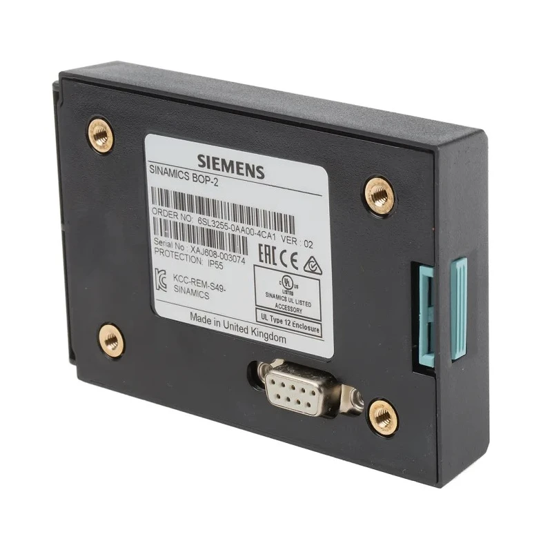 Siemens SINAMICS Control Panel Inverter Accessory for G120 Series, Ethernet Interface, Standards PL d, EN 6SL3255-0AA00-4CA1