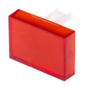 RS PRO Red Rectangular Push Button Lens for Use with SD16 Series 745-2584