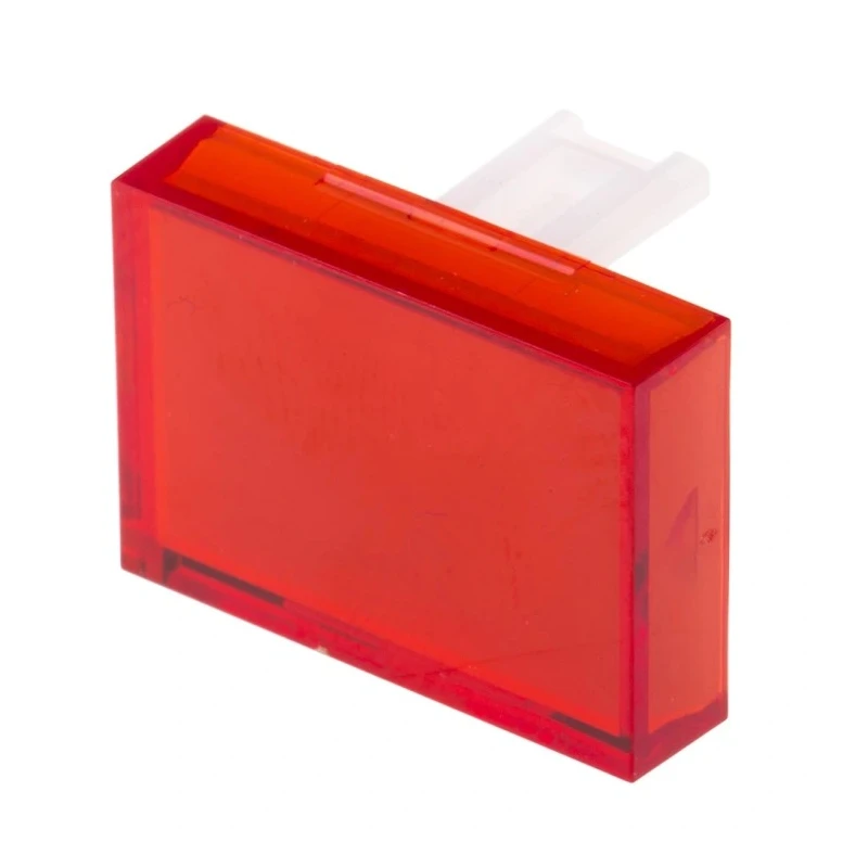 RS PRO Red Rectangular Push Button Lens for Use with SD16 Series 745-2584