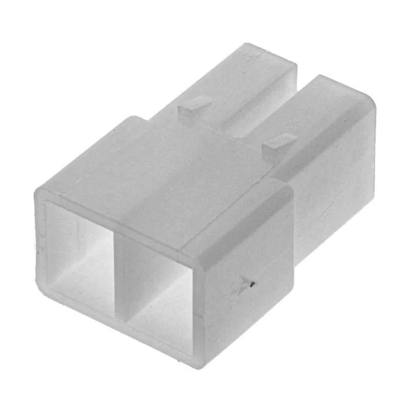 TE Connectivity FASTIN-FASTON .250 2 Way Nylon Crimp Terminal Housing 0.25 in Tab Size 180923