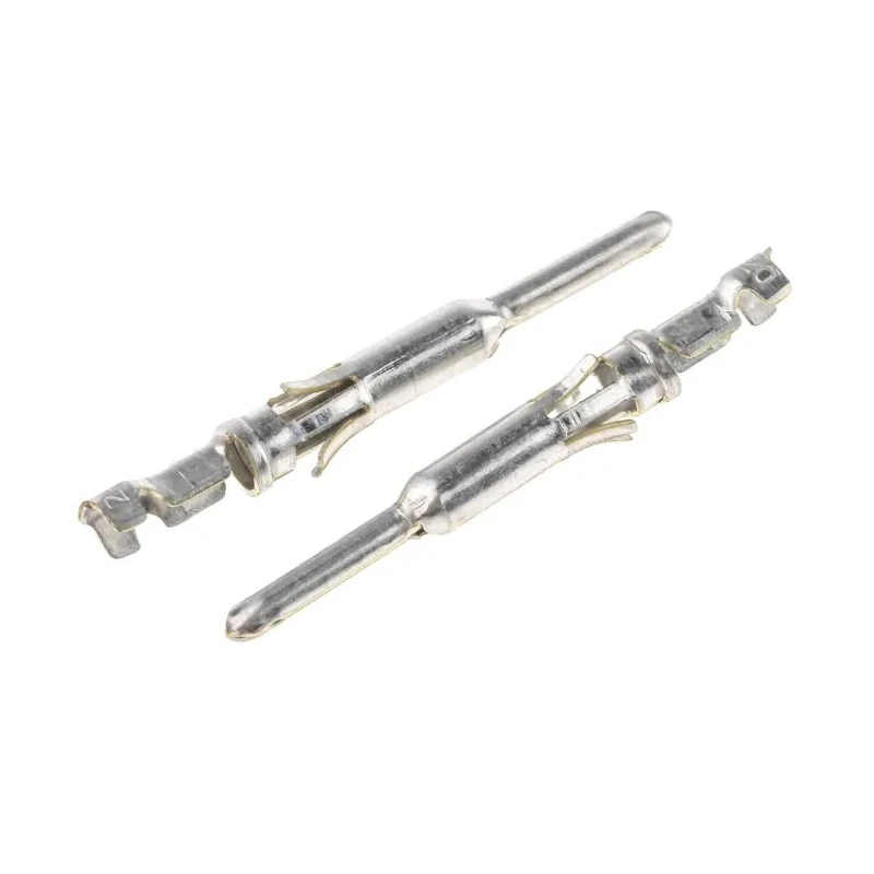 TE Connectivity Male Crimp Circular Connector Contact Signal, Contact Size 16 mm, Wire Size 20, 24 AWG, 13A Current 66593-1
