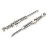 TE Connectivity Male Crimp Circular Connector Contact Signal, Contact Size 16 mm, Wire Size 20, 24 AWG, 13A Current 66593-1