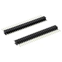 HARWIN Archer M52 Series Straight Through Hole Pin Header, 25 Contacts, 1.27 mm Pitch, 1 Row, Unshrouded M52-040023V2545