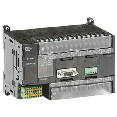 Omron PLC CPU CP1H Series 24-Input DC, 16 Outputs Transistor Output DIN Rail Mount 