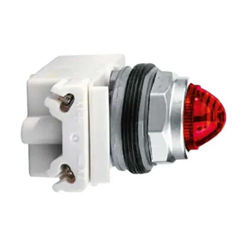 Schneider Electric Panel Mount Red LED Pilot Light Harmony 30 mm Cutout IP66 Round 9001KP40R9