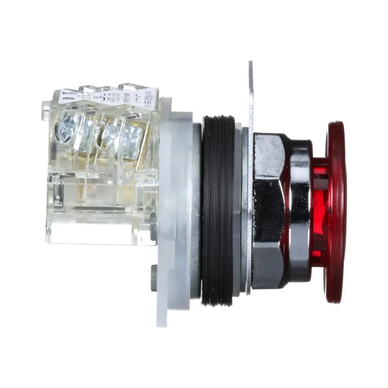 Schneider Electric Harmony Series Illuminated Mushroom Head Push Button Switch SMP Polymer 30 mm Cutout 1 CO Red 9001KR9RH13