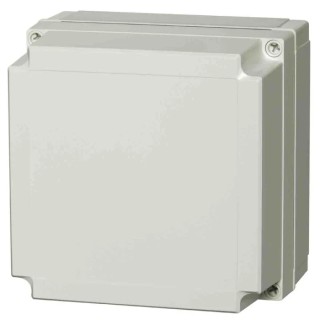 Fibox MNX Series Polycarbonate Electrical Enclosure, Grey Lid, IP66 IP67 IK08, 75 mm Height, 180 mm Width, 180 mm Length 