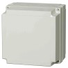 Fibox MNX Series Polycarbonate Electrical Enclosure, Grey Lid, IP66 IP67 IK08, 75 mm Height, 180 mm Width, 180 mm Length