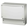 Fibox CARDMASTER Series Grey Transparent Lid Polycarbonate Enclosure IP65 IK07 IK08 102mm x 185mm x 213mm
