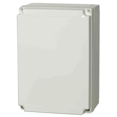 Fibox MNX Series Polycarbonate Electrical Enclosure Grey Lid IP66 IP67 IK08 100mm x 255mm x 180mm 
