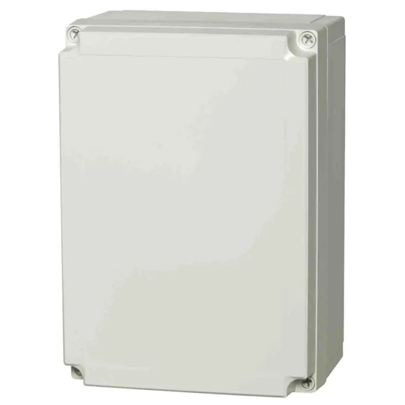 Fibox MNX Series Polycarbonate Electrical Enclosure Grey Lid IP66 IP67 IK08 100mm x 255mm x 180mm 