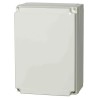 Fibox MNX Series Polycarbonate Electrical Enclosure Grey Lid IP66 IP67 IK08 100mm x 255mm x 180mm