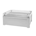 Fibox TEMPO Series Polycarbonate Enclosure Grey Lid IP65 IK08 IK07 107.4 mm x 240 mm x 191 mm TPC 241911T ENCLOSURE