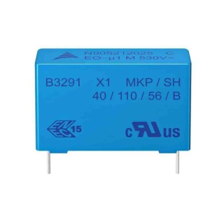 TDK Film Capacitor Through Hole 22 nF Capacitance 330V AC 330V DC 10mm Lead Pitch B32911B3223M000