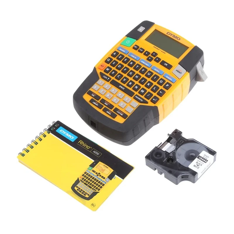Dymo Rhino 4200 Handheld Industrial Label Printer with AZERTY Keyboard, 19 mm Max Label Width S0955960