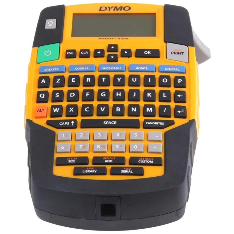 Dymo Rhino 4200 Handheld Industrial Label Printer with AZERTY Keyboard, 19 mm Max Label Width S0955960