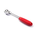 RS PRO 1/4 in Chrome Vanadium Steel Ratchet with Ratchet Handle, 150mm Overall Length 194-4594