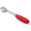 RS PRO 1/4 in Chrome Vanadium Steel Ratchet with Ratchet Handle, 150mm Overall Length 194-4594