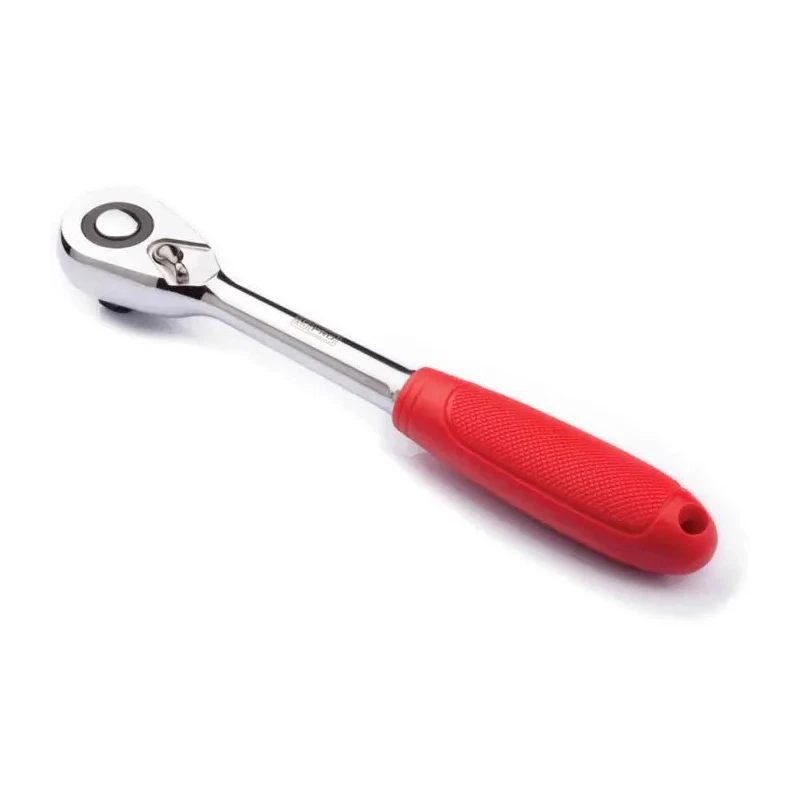 RS PRO 1/4 in Chrome Vanadium Steel Ratchet with Ratchet Handle, 150mm Overall Length 194-4594