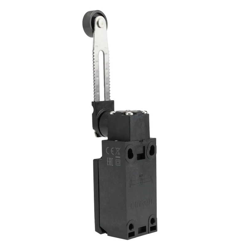 Omron Roller Lever Limit Switch 1 NO/1 NC Slow Action Switching Current 4A IP67 Plastic Housing 