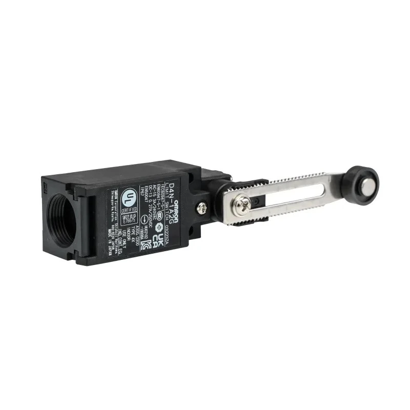 Omron Roller Lever Limit Switch 1 NO/1 NC Slow Action Switching Current 4A IP67 Plastic Housing 