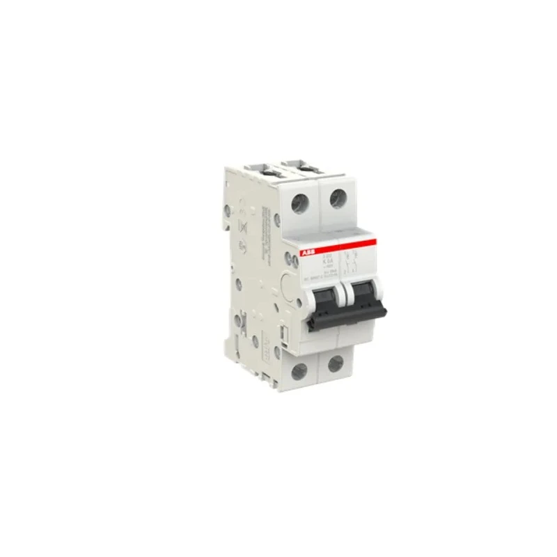 ABB System Pro M Compact S200 Miniature Circuit Breaker 2-Pole 8A Type K 400V AC 110V DC 6kA 2CDS252001R0407 S202-K8