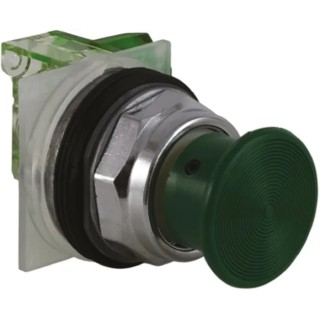 Schneider Electric Harmony 9001K Series Green Momentary Push Button Head 30 mm Cutout IP66 9001KR24G