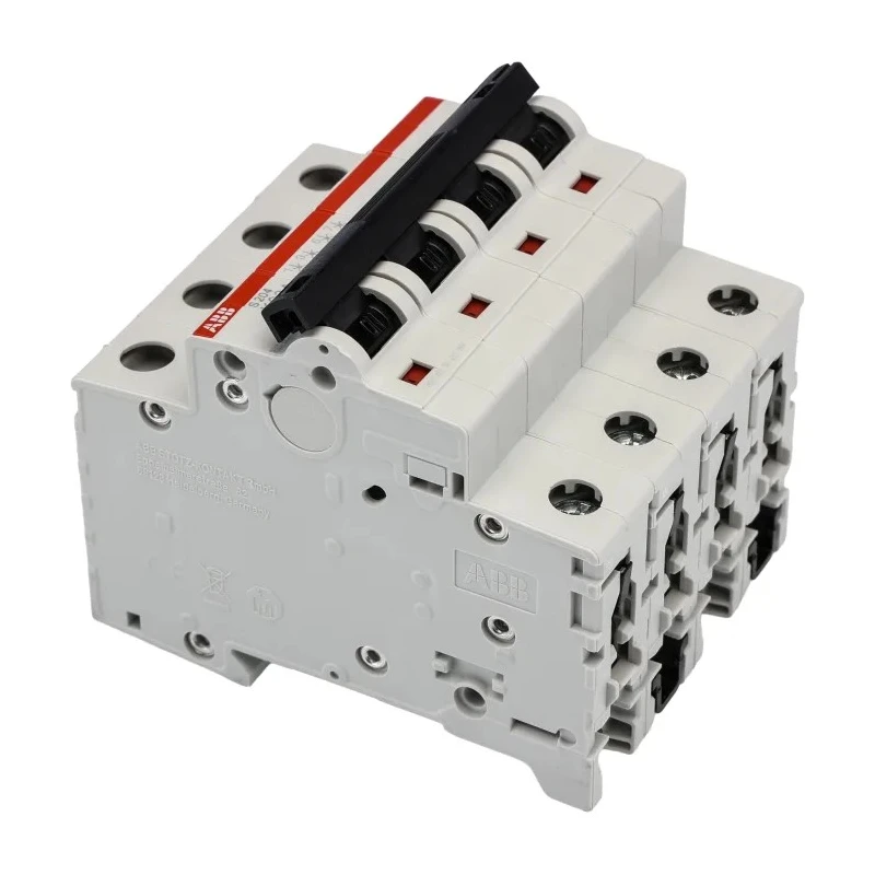 ABB System Pro M Compact S200M Miniature Circuit Breaker 4-Pole 63A Type K 400V AC 6kA Breaking 2CDS254001R0607 S204-K63