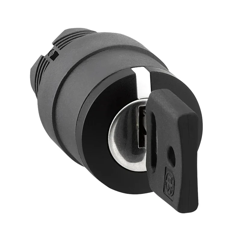 Schneider Electric Harmony 3-position Key Switch Head, Spring Return to Centre, 22mm Cutout ZB5AG1