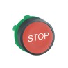 Schneider Electric Harmony Series Red Spring Return Push Button Head 22 mm Cutout, IP69K, IP67, IP66 ZB5AA434
