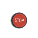 Schneider Electric Harmony Series Red Spring Return Push Button Head 22 mm Cutout, IP69K, IP67, IP66 ZB5AA434