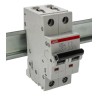 ABB System Pro M Compact S200 Miniature Circuit Breaker, 2-Pole, 25A, Type K Tripping, 400V AC 2CDS252001R0517 S202-K25