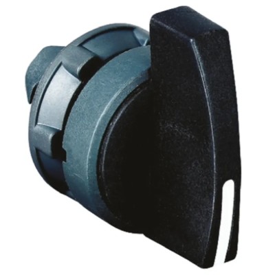 Schneider Electric Harmony Series 3 Position Selector Switch Head 22 mm Cutout Black Handle IP65 ZB5AJ5