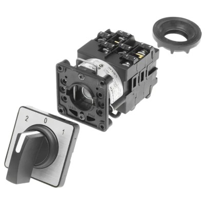 Schneider Electric Harmony K 3 Position 45° Black Handle Cam Switch 20A K2F003UCH