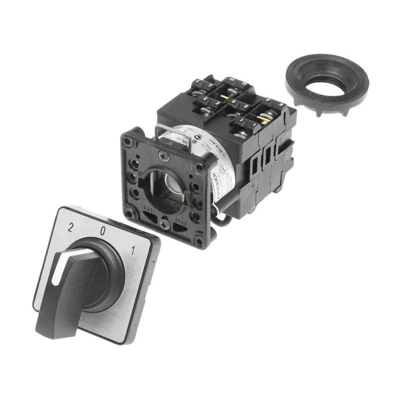 Schneider Electric Harmony K 3 Position 45° Black Handle Cam Switch 20A K2F003UCH
