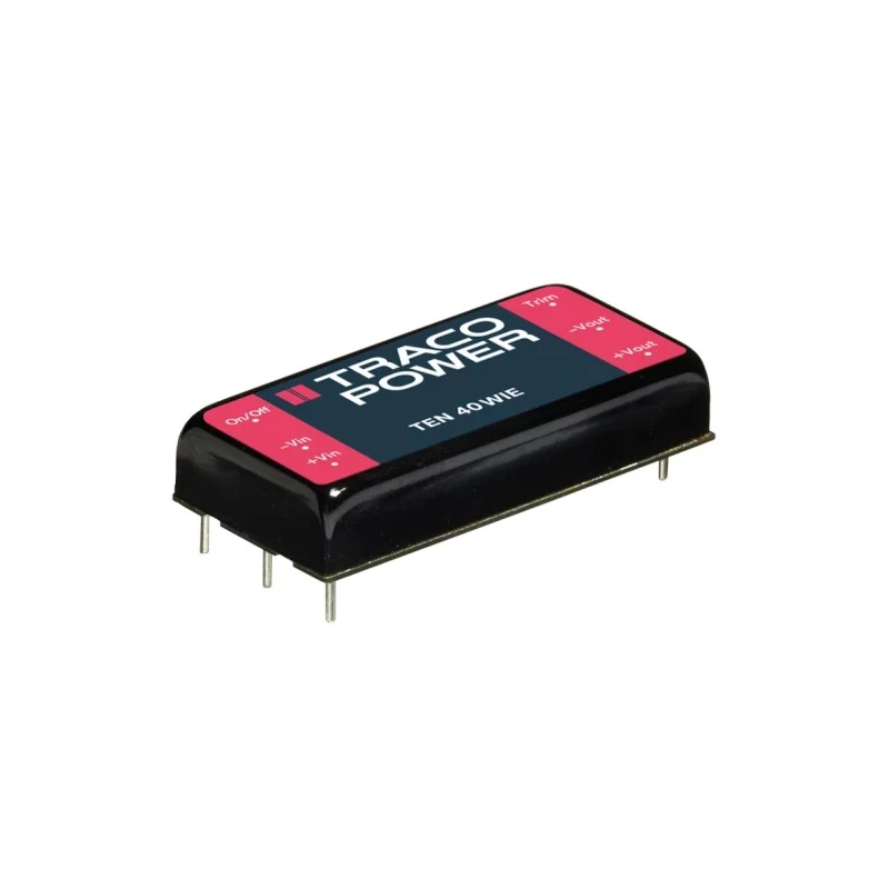 TRACOPOWER TEN 40WIE DC/DC Converter 15V DC 1.333A Input 9-36V DC 40W Through Hole DIP Package TEN 40-2423WIE